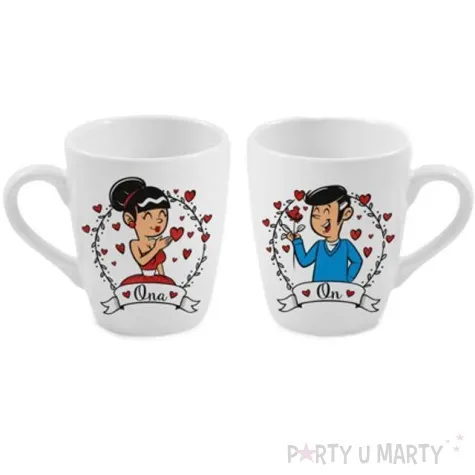 zestaw kubkow ona on bgtech 300 ml 2 szt