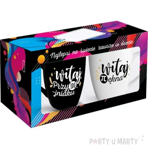 zestaw kubkow witaj piekny witaj piekna bgtech 300 ml 2 szt