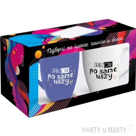 zestaw kubkow zaparzona po same uszy bgtech 300 ml 2 szt