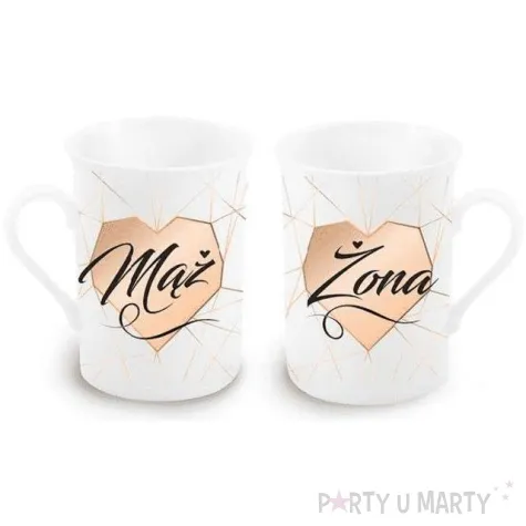 zestaw kubkow zona maz bialo zloty bgtech 290 ml