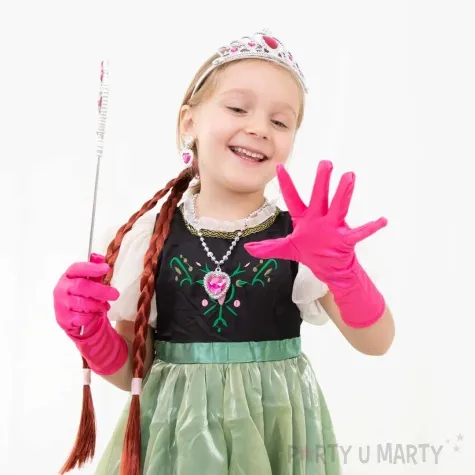 zestaw mala ksiezniczka komplet akcesoriow rozowy partypal 8 szt