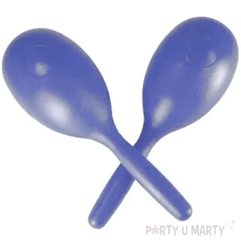 zestaw marakasy tancerki fioletowy guirca 19 cm