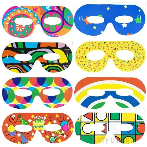 zestaw maski imprezowe mix arpex 6 szt
