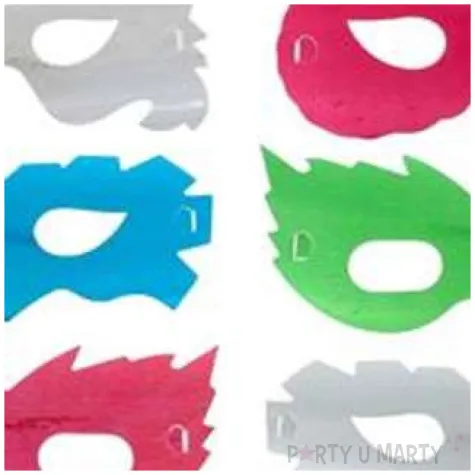 zestaw maski karnawalowe mix godan 6 szt