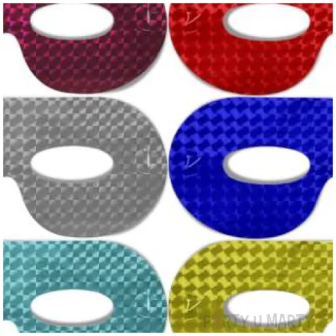 zestaw maski sylwestrowe holo mix godan 6 szt