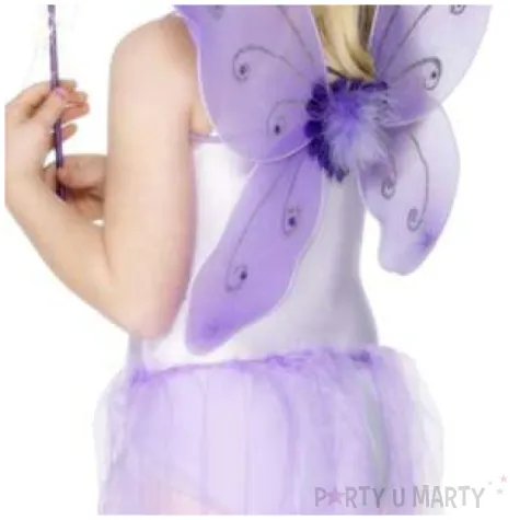 zestaw motylek fioletowy smiffys