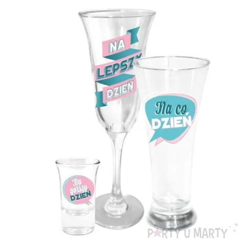 zestaw naczyn 3 kieliszki niezbednik kobiety bgtech 3 szt