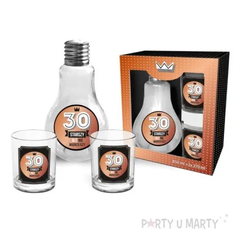 zestaw naczyn karafka i szklanki 30 bgtech