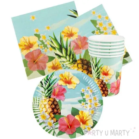 zestaw naczyn papierowych paradise boland