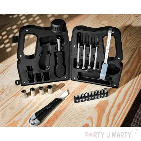 zestaw narzedziowy kanister czarny gadgetmaster