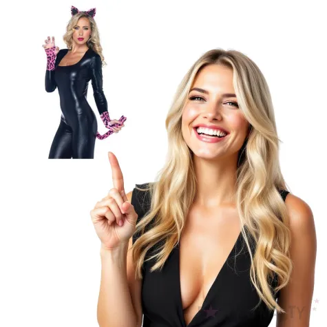 zestaw panterka rozowa leg avenue