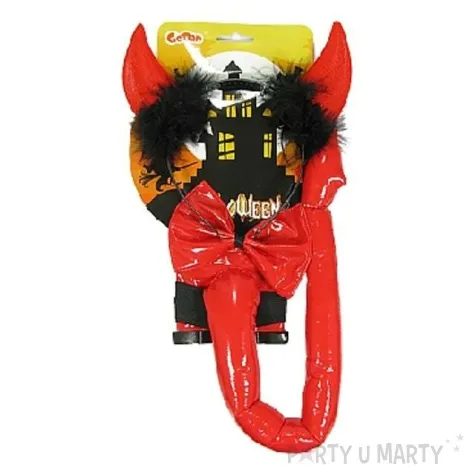 zestaw party diablica rogi muszka ogon