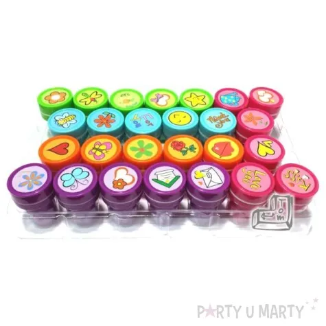 zestaw pieczatek dla dzieci emotki