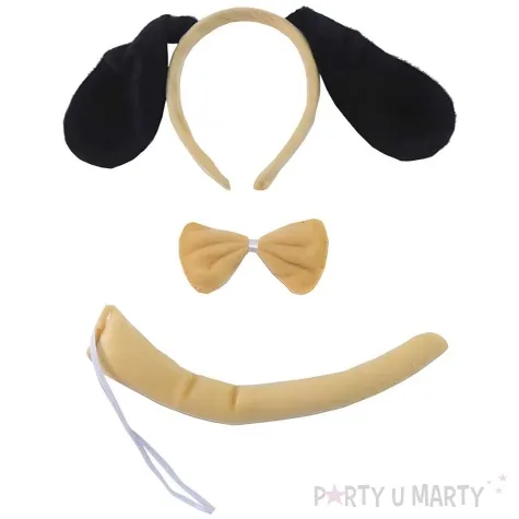 zestaw pies opaska ogon muszka tropic