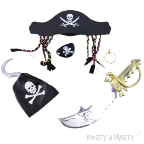 zestaw pirat karaibski tropic 5 szt