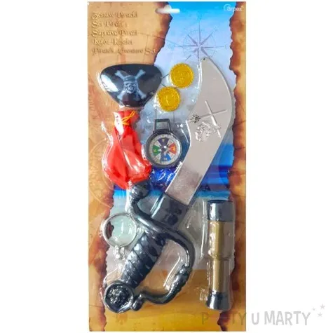 zestaw pirat niebieski arpex