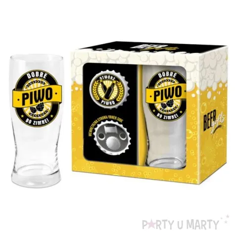 zestaw pokal otwieracz dobre piwo bgtech 500 ml