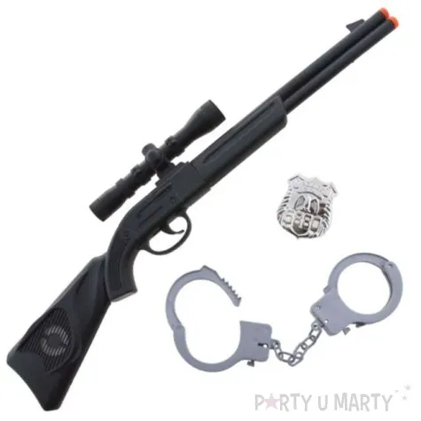 zestaw policjant snajper funnyfashion