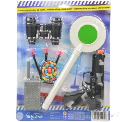 zestaw policjant z lizakiem z drogowki arpex