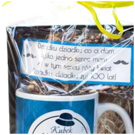 zestaw prezentowy kubek z herbata dla dziadka giftmania