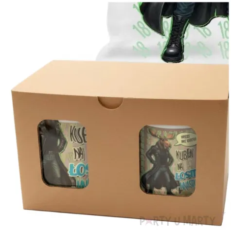 zestaw prezentowy na 18 urodziny los losiemnastolatek kubek i poszewka na poduszke