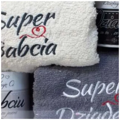 zestaw prezentowy reczniki kubki dla super babci i dziadka giftmania