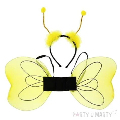 zestaw pszczolka skrzydelka opaska