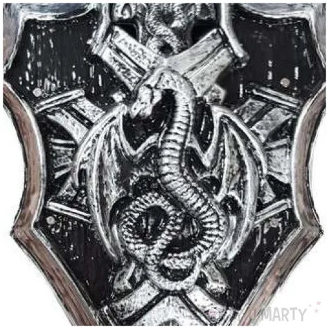 zestaw rycerz smoka tarcza i miecz funny fashion