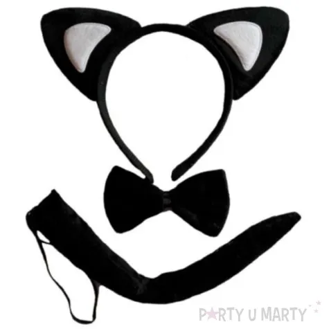 zestaw slodki kotek czarny tropic