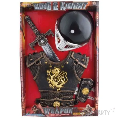 zestaw sredniowieczny rycerz funny fashion