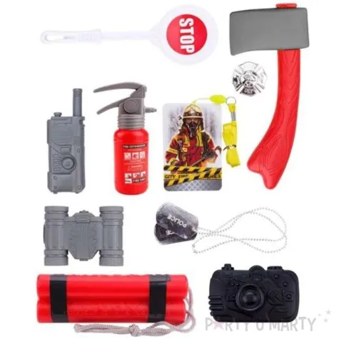 zestaw strazak delux tropic 10 szt