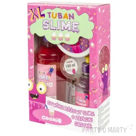 zestaw super slime xl ciastko tuban 200 ml