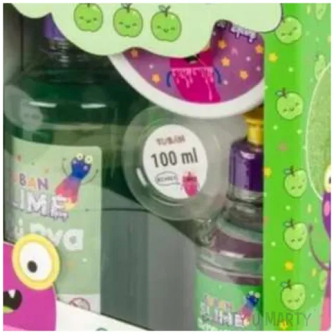 zestaw super slime xl jablko tuban