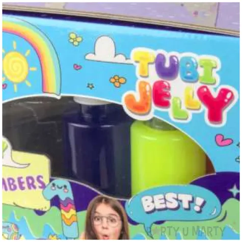 zestaw tubi jelly cyferki 6 kolorow akwarium tuban