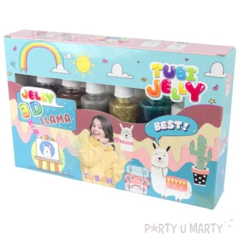 zestaw tubi jelly lama 6 kolorow tuban