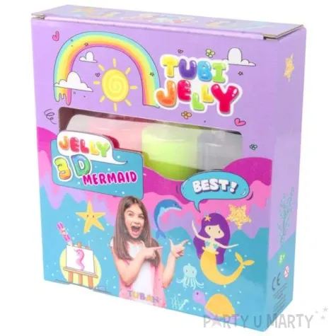 zestaw tubi jelly syrenka 3 kolory tuban