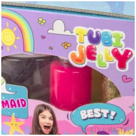 zestaw tubi jelly syrenka 6 kolorow akwarium tuban