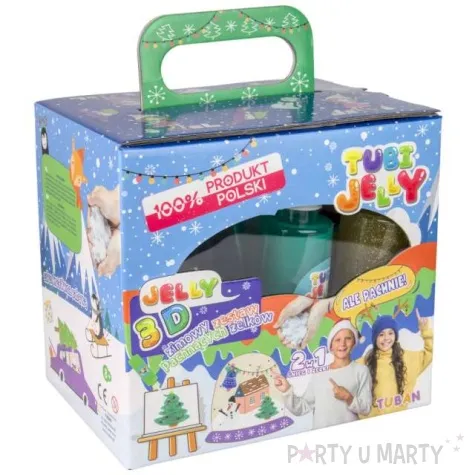 zestaw tubi jelly zima 6 kolorow akwarium tuban
