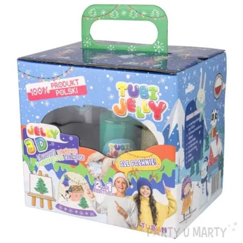 zestaw tubi jelly zima 6 kolorow akwarium tuban