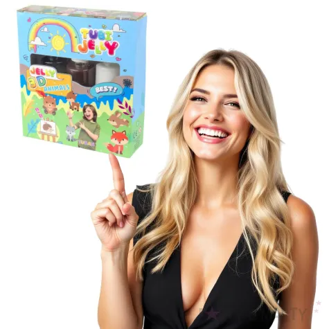 zestaw tubi jelly zwierzatka 3 kolory tuban