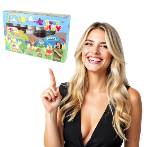 zestaw tubi jelly zwierzatka 6 kolorow tuban