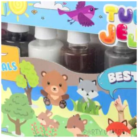 zestaw tubi jelly zwierzatka 6 kolorow tuban