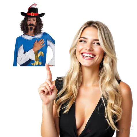 zestaw wasy i broda muszkietera boland