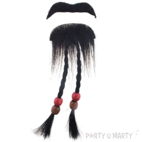 zestaw wasy i broda pirata funnyfashion