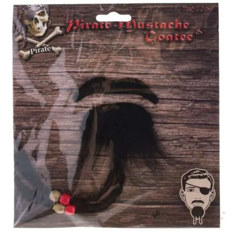 zestaw wasy i broda pirata funnyfashion