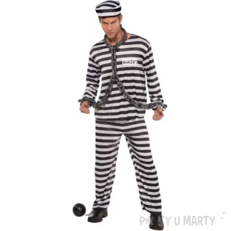 zestaw wiezien kajdany amscan 57 cm