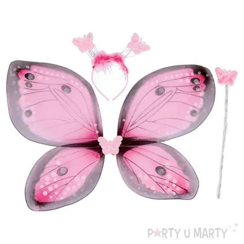 zestaw wrozka motyl rozowy jasny fyasa 56 x 41 cm