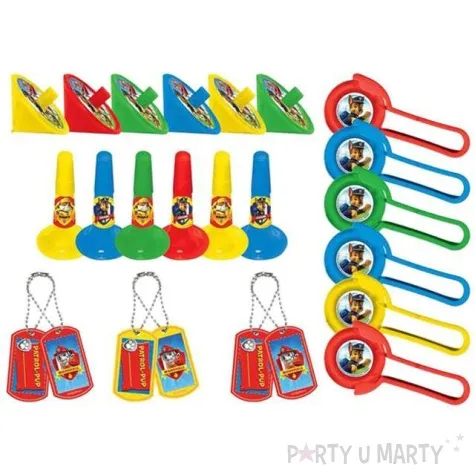 zestaw zabawek paw patrol amscan 24 szt