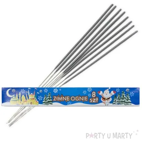 zimne ognie 28 cm 8 szt