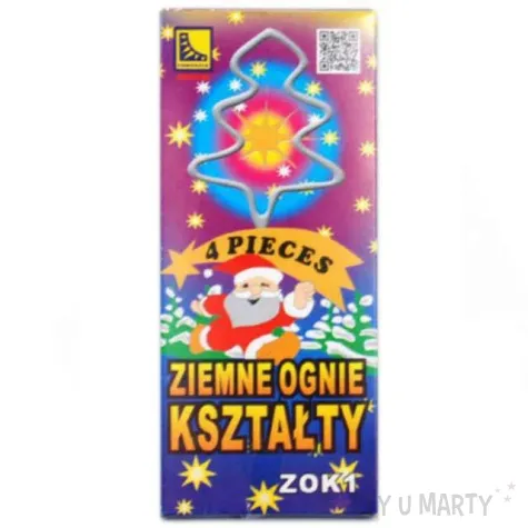 zimne ognie choinka 4 szt